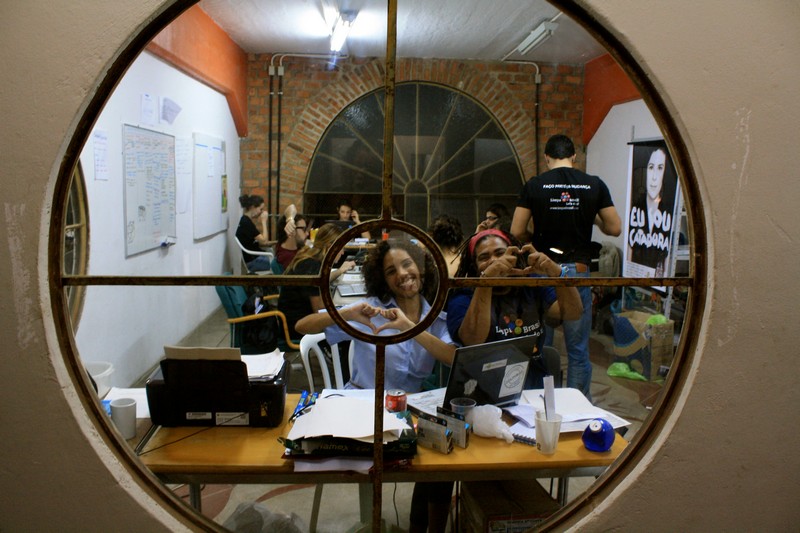 The office and the hard working Limpa Brasil! team last night